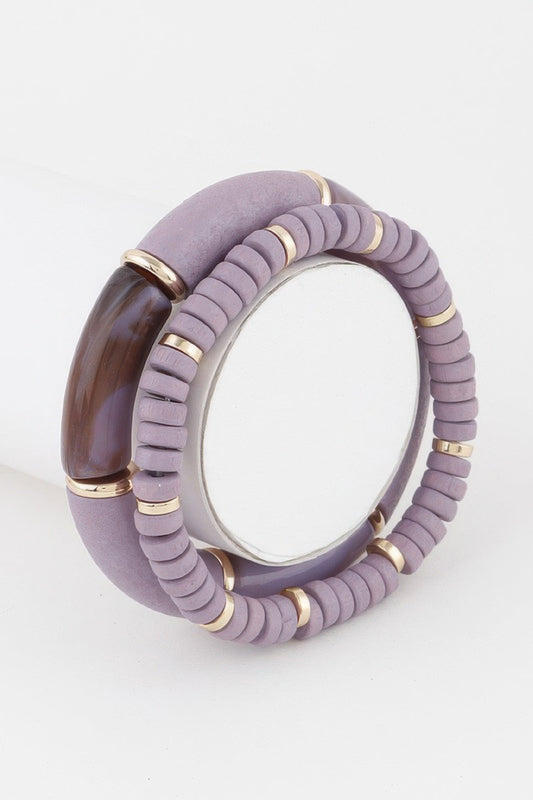 CHELSEA Double Layered Bead Bracelet - New Collection PARIS LE MARAIS - BYMANYC ® New York-0