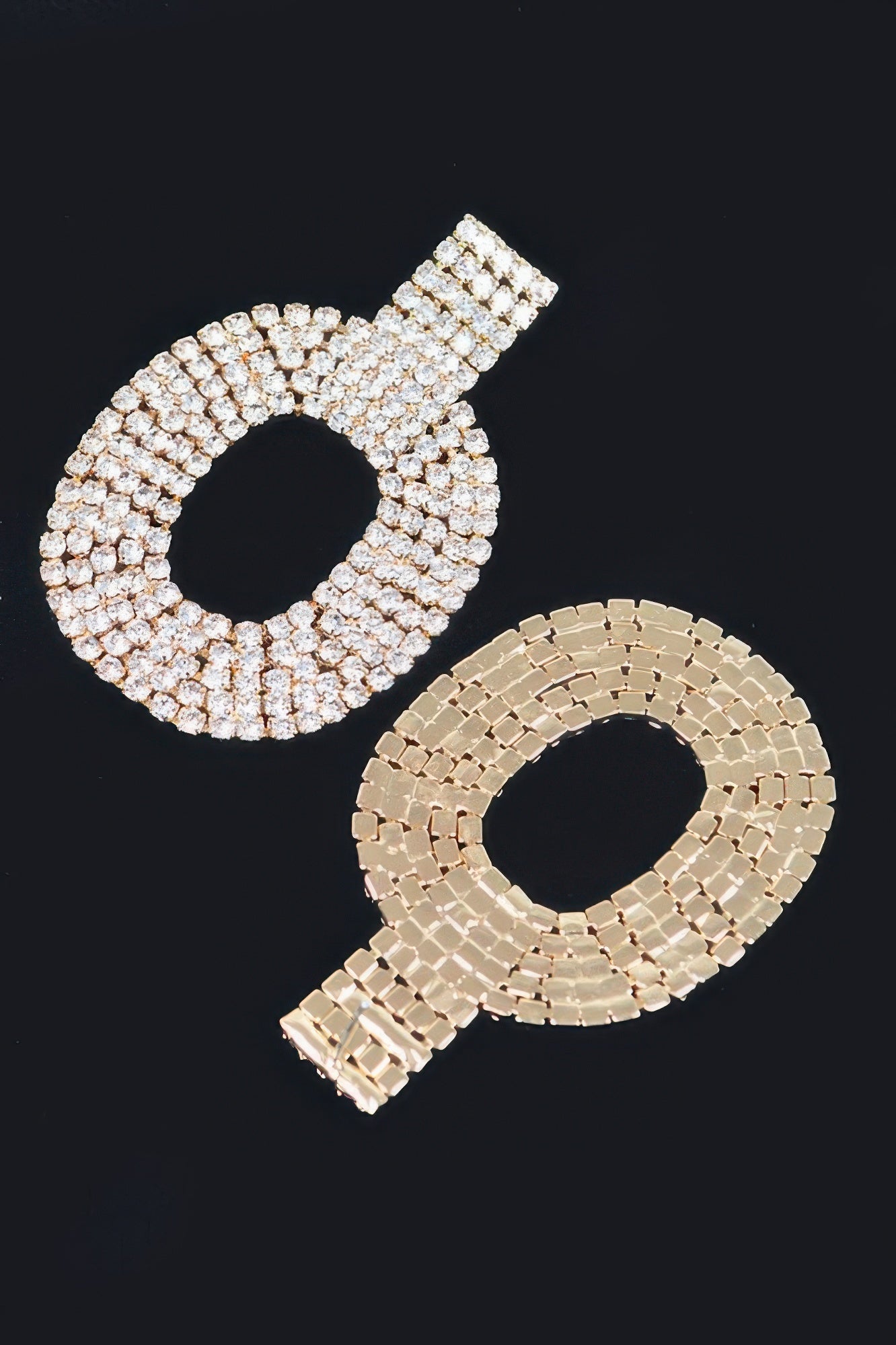 CHELSEA Elegant Rhinestone Drop Earrings: NYFW BYMANYC ® New York-1