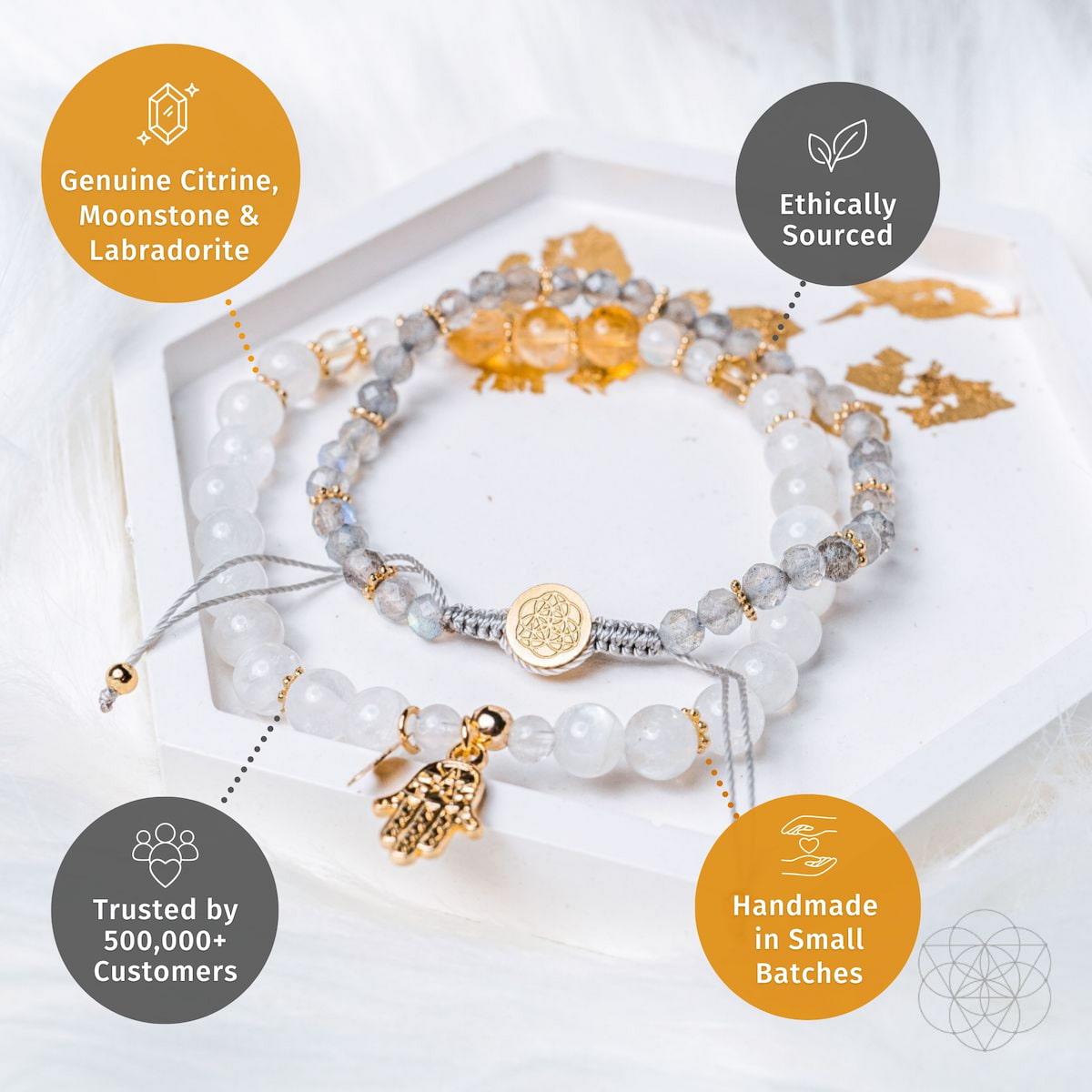 Golden Hand of Fortune - Bracelets of Wealth