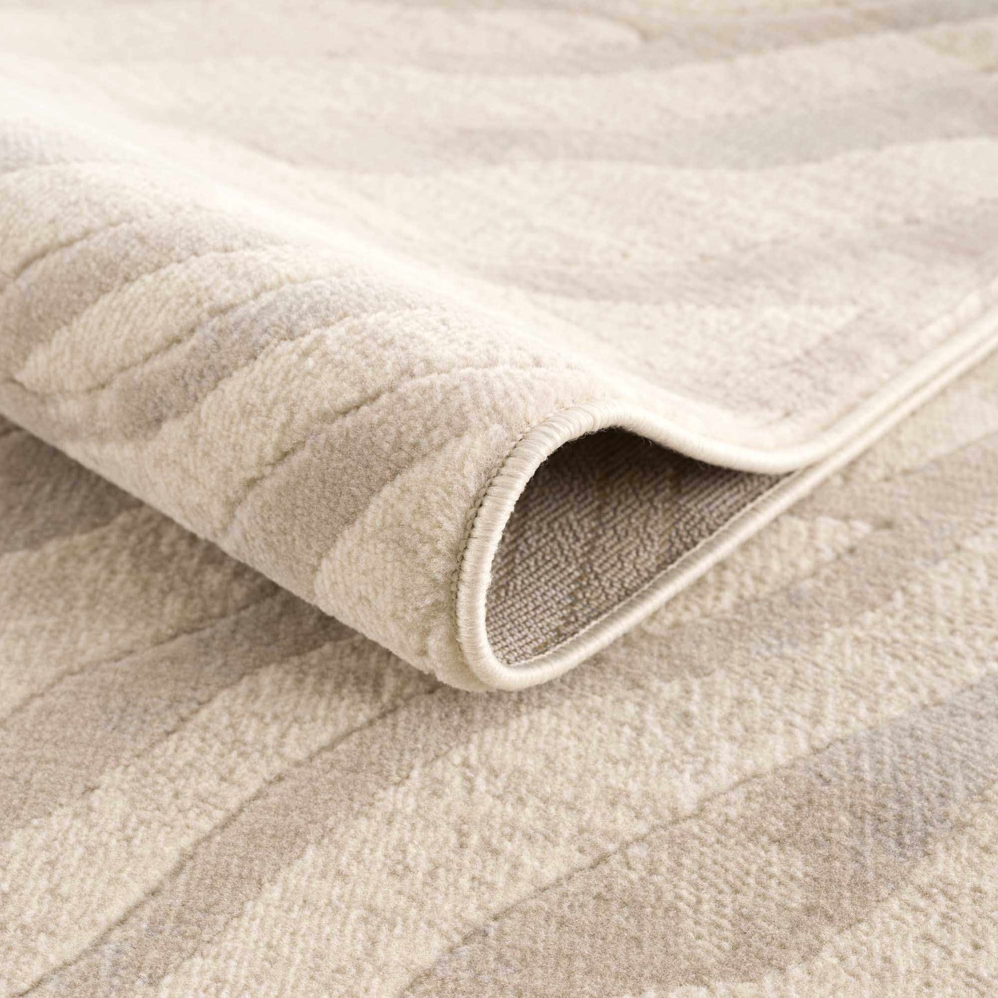 Beige Manteca Zebra Print Area Rug-1