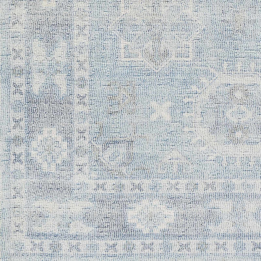 Sample Calderbank Sky Blue Wool-Blend Area Rug-0