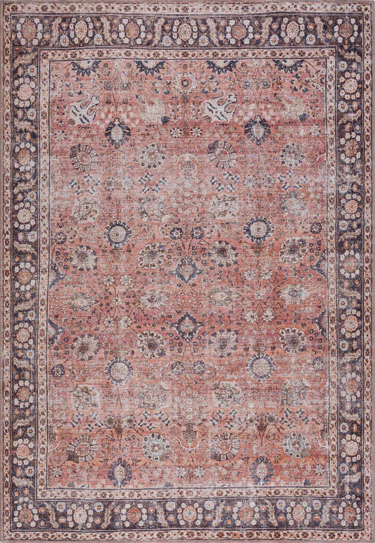 Ganyangan Red Washable Rug-0