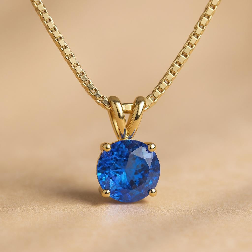 "Circle of Life" Round Portuguese Cut Cremation  Pendant 8MM