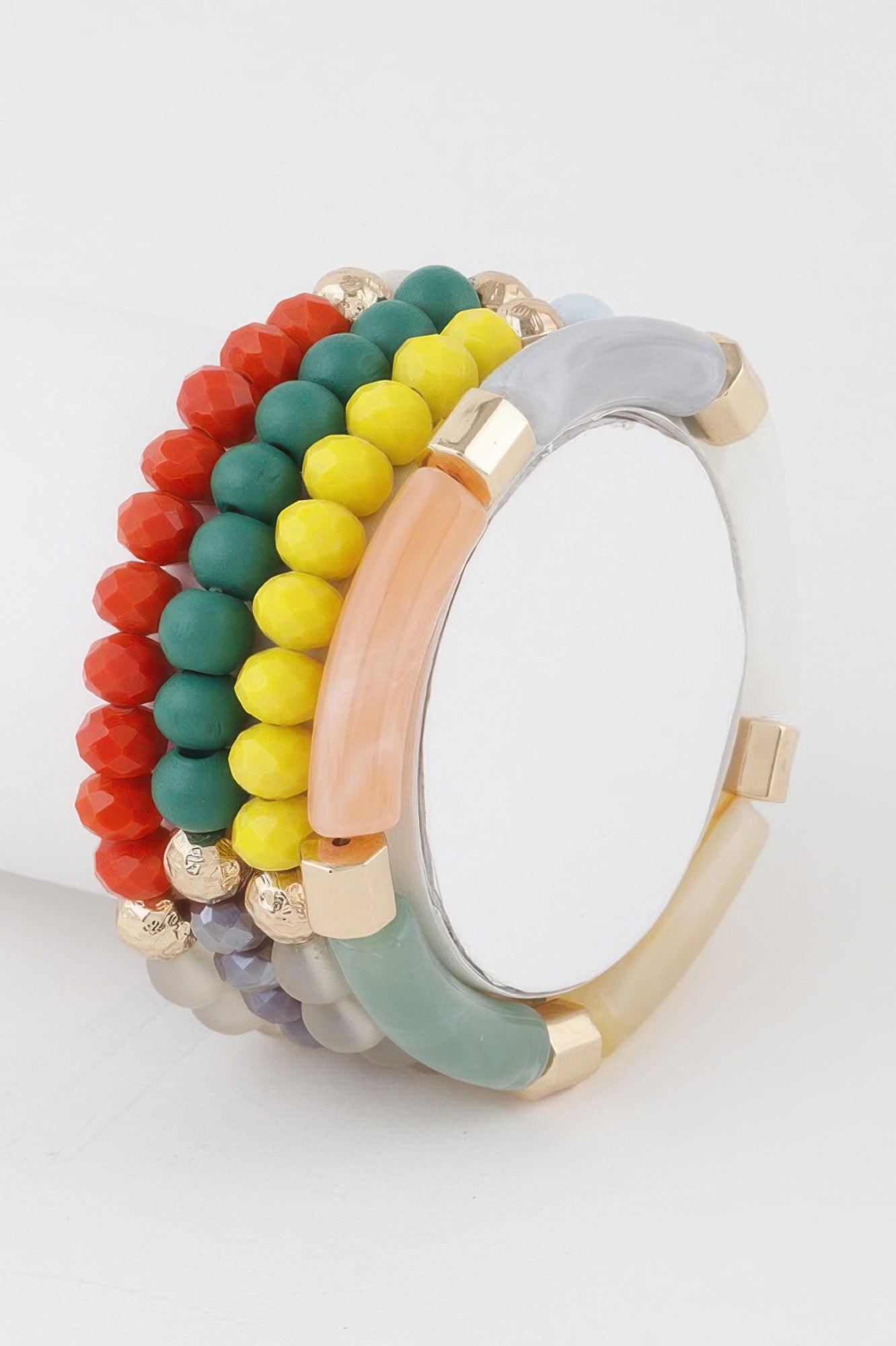 CONEY Multi Beaded Tube Bracelet - New Collection Los Angeles - BYMANYC ® New York-1