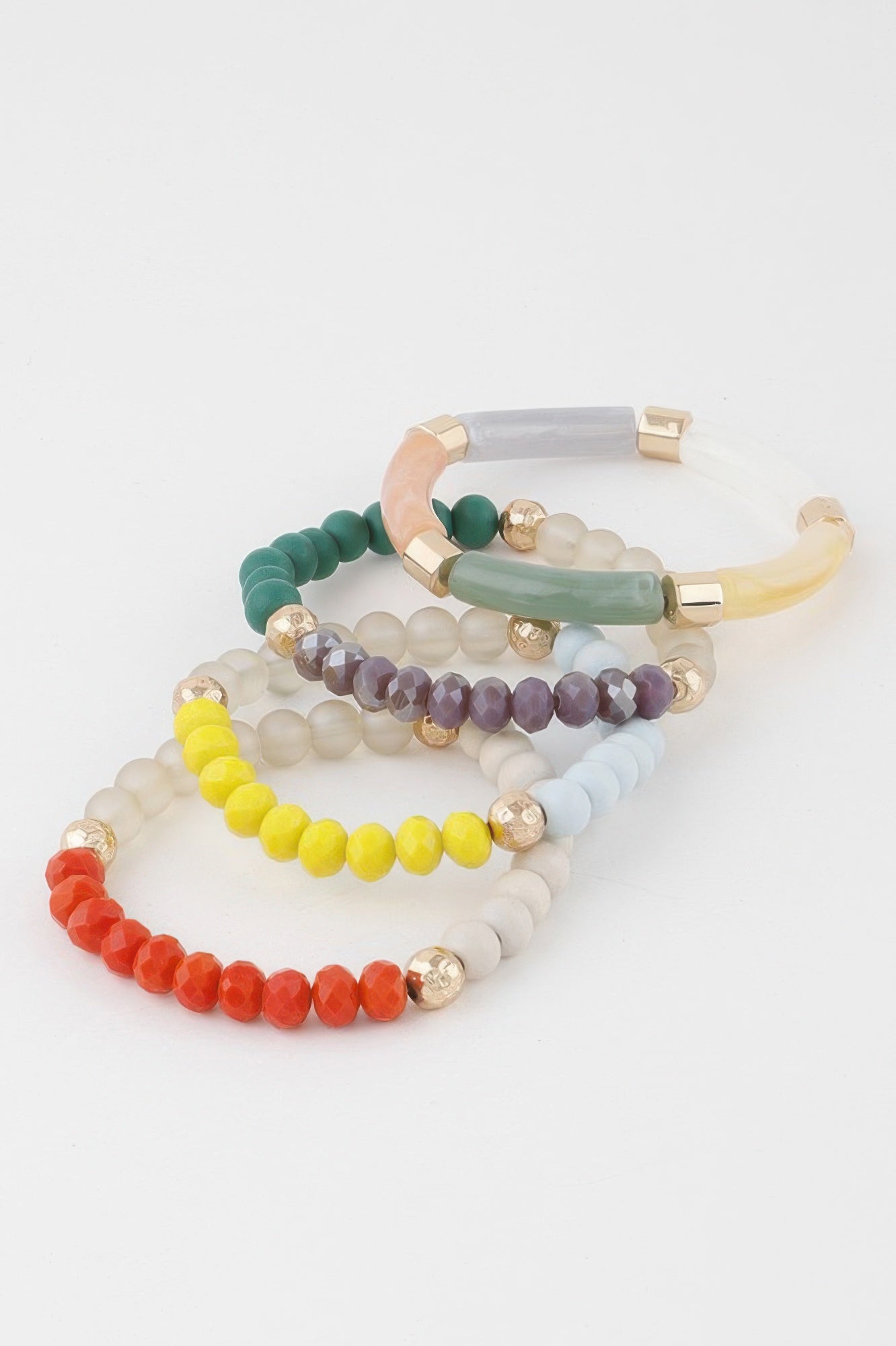 CONEY Multi Beaded Tube Bracelet - New Collection Los Angeles - BYMANYC ® New York-3