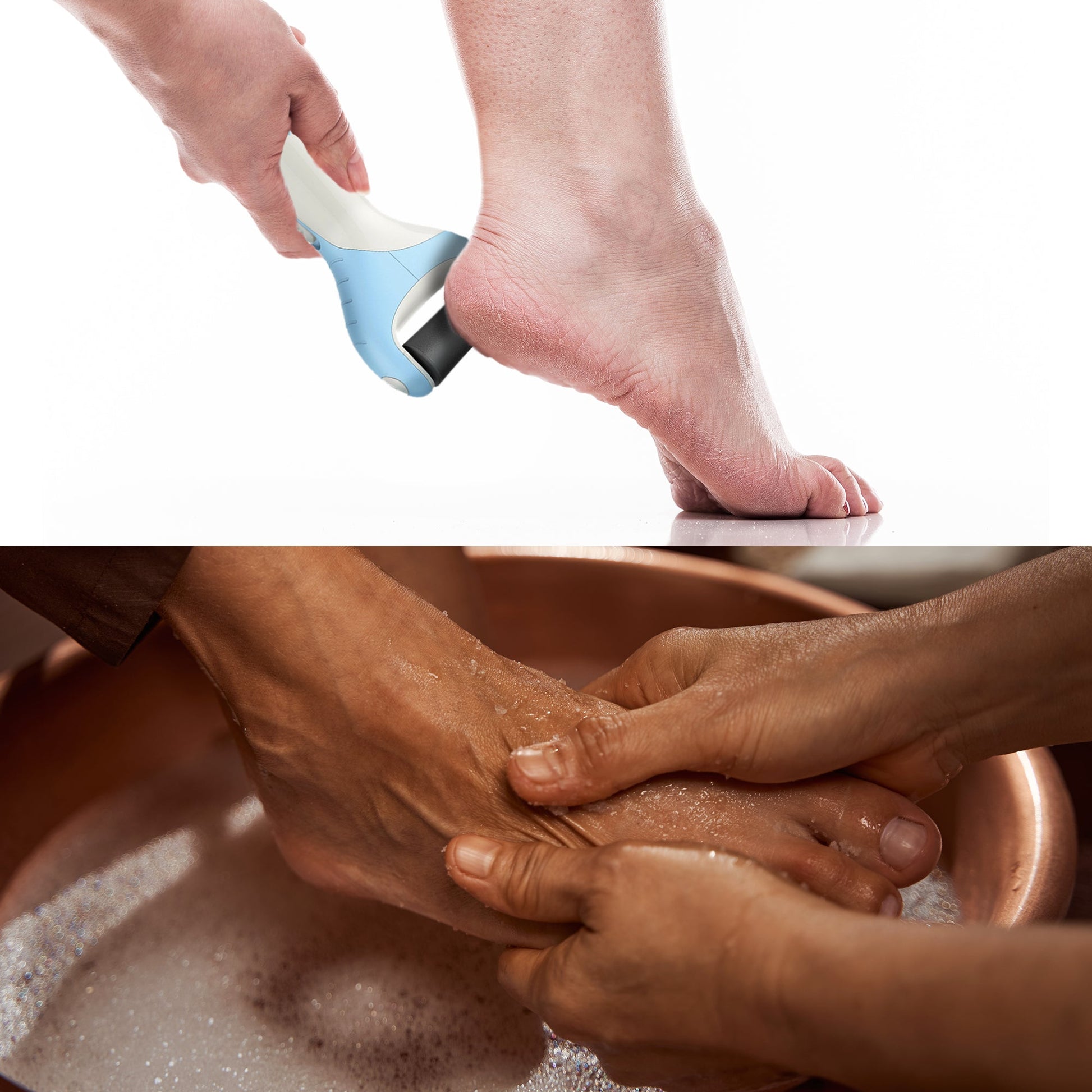 Pursonic Foot Care Bundle: Tea Tree Oil Foot Salt & Pedi Perfect Foot File-2
