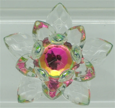 Crystal Lotus Flower - 20 mm (Select Color)