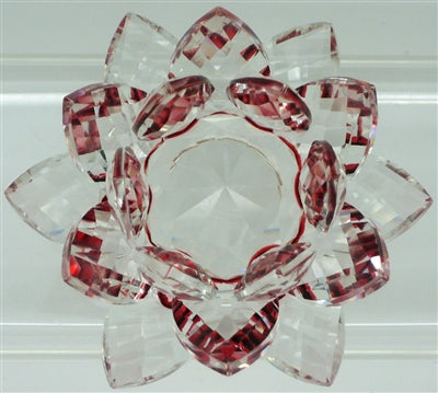 Crystal Lotus Flower - 30 mm - Light Colors