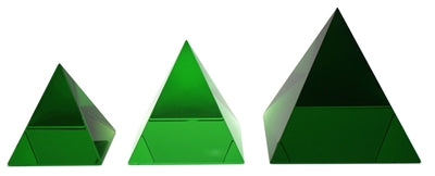 Crystal Pyramid 50mm (Glass) - Select Color