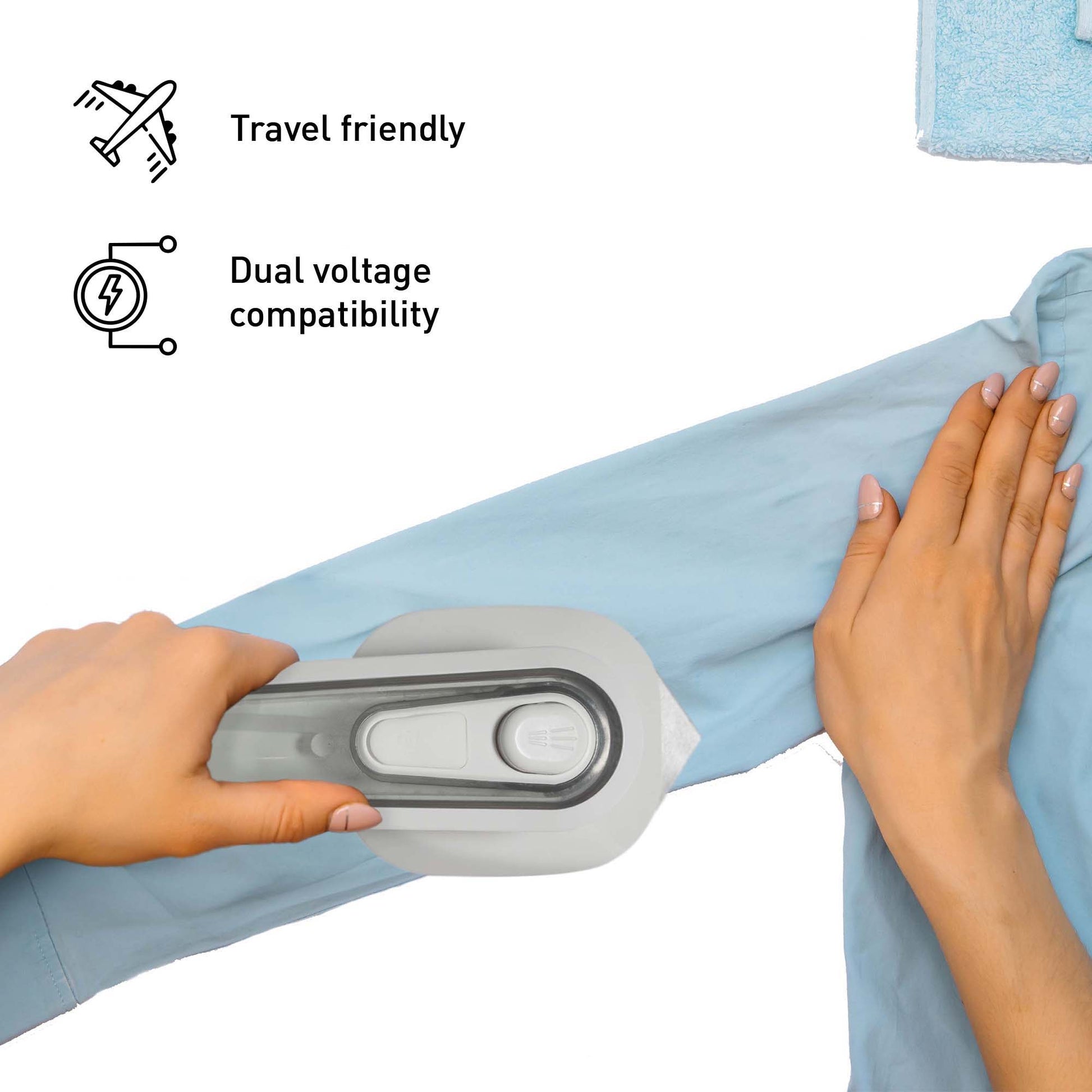 🧺 Pursonic Ultimate Laundry Care Bundle – Travel Steamer, Mini Iron, Fabric Shaver & More!-2