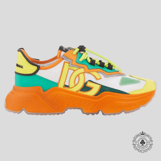 Dolce & Gabbana Daymaster Sneakers Green Orange Yellow