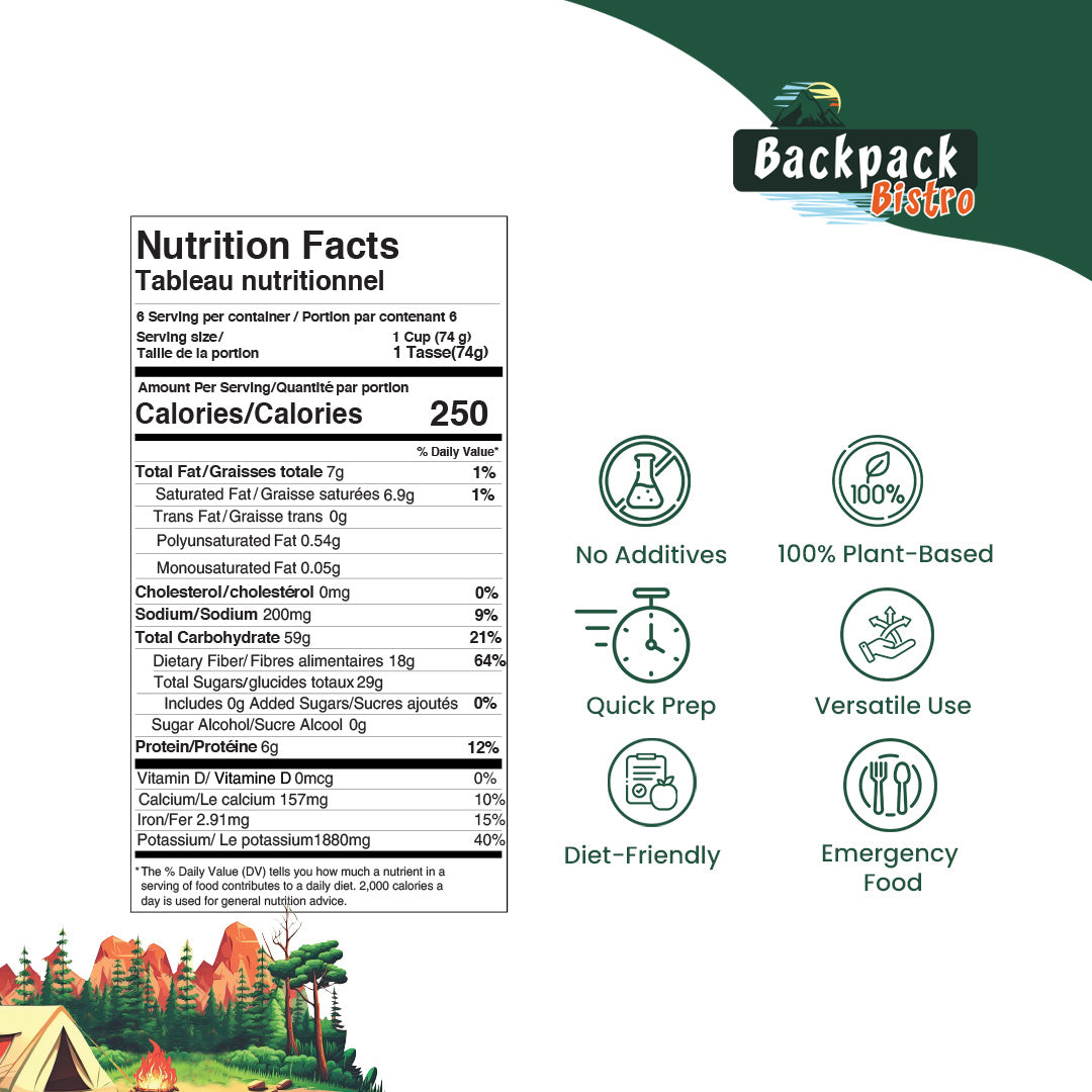 Backpack Bistro Dehydrated Finely Chopped Cabbage 8.8 oz (250 g)-1