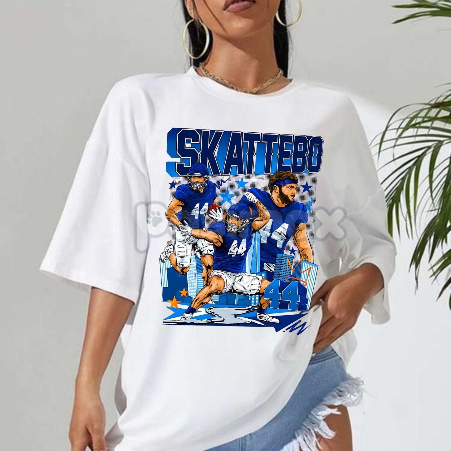 Cam Skattebo New York Giants Graphic T-Shirt - ASU Sun Devils RB Rookie Tee, "The Truck" Football Apparel