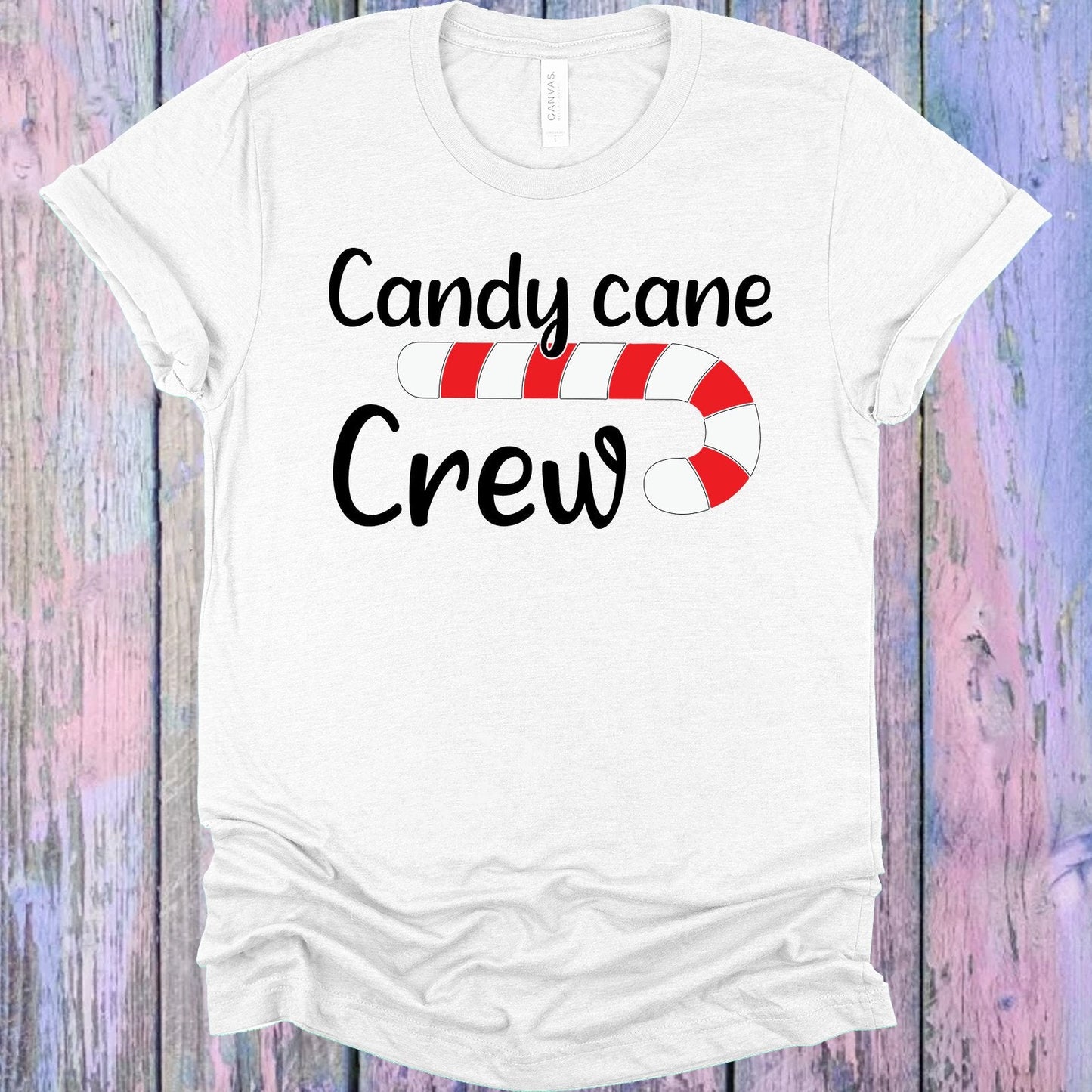 Candy Cane Crew Graphic Tee