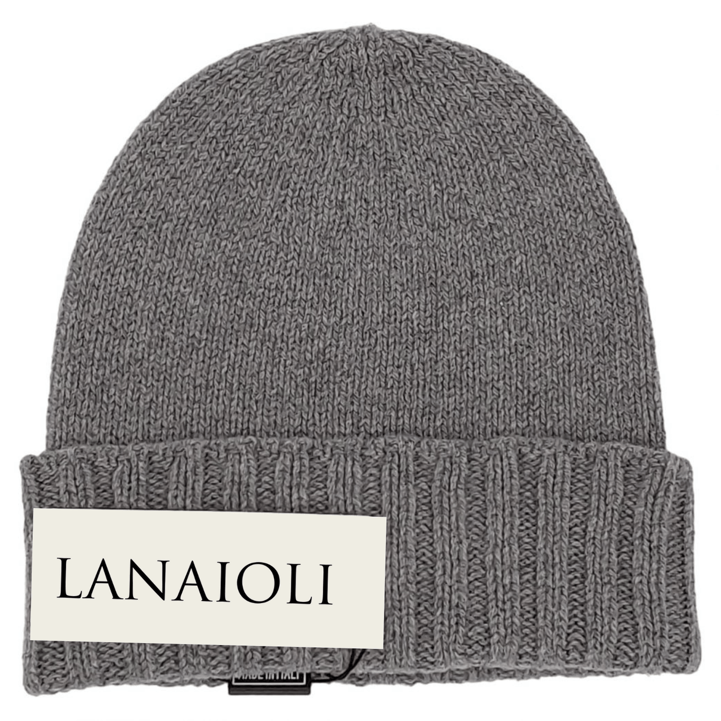 Cappello Uomo Bordo a Coste Cashmere Rigenerato