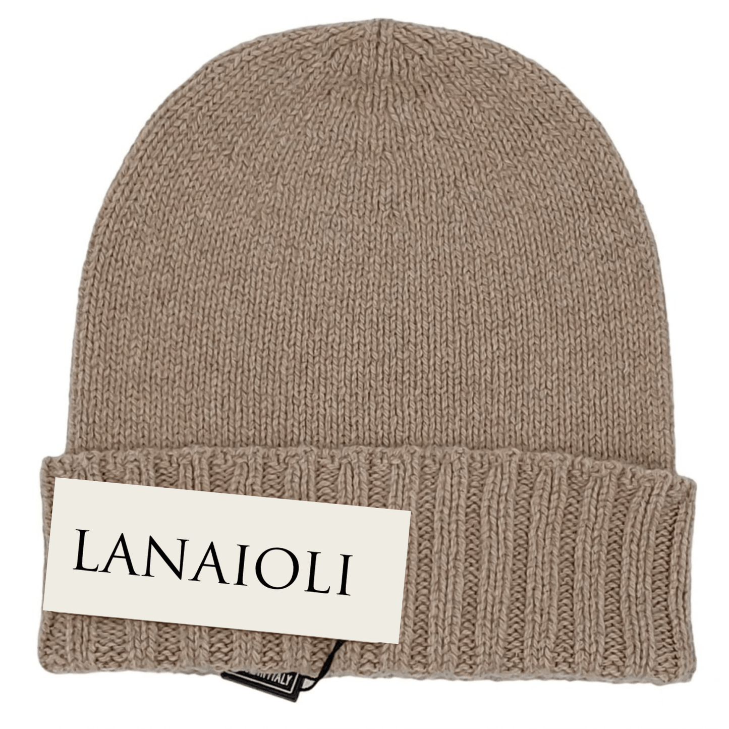 Cappello Uomo Bordo a Coste Cashmere Rigenerato