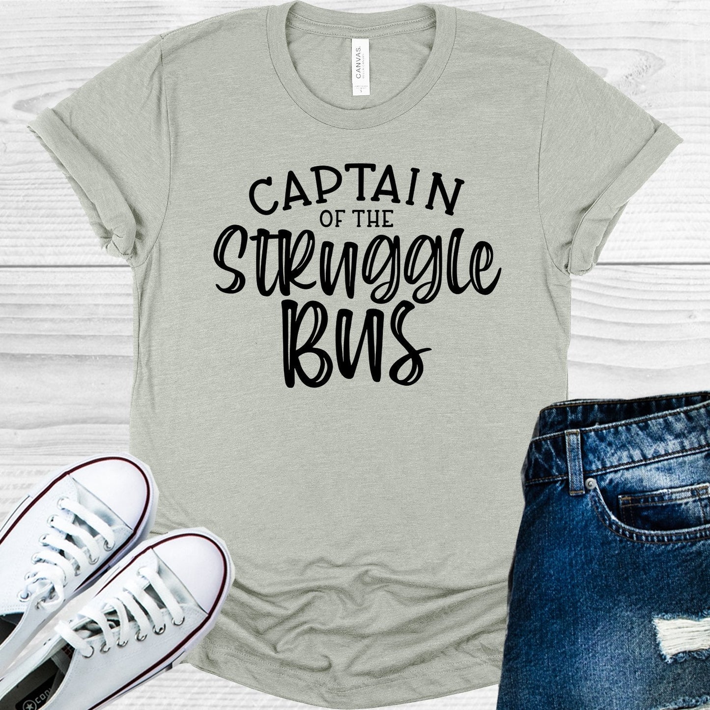 Captain of the Struggle Bus Graphic Tee