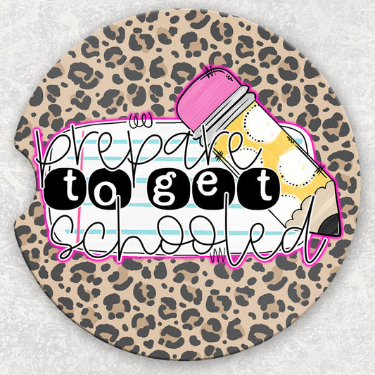 Car Coaster Set - Prepare to Get Schooled