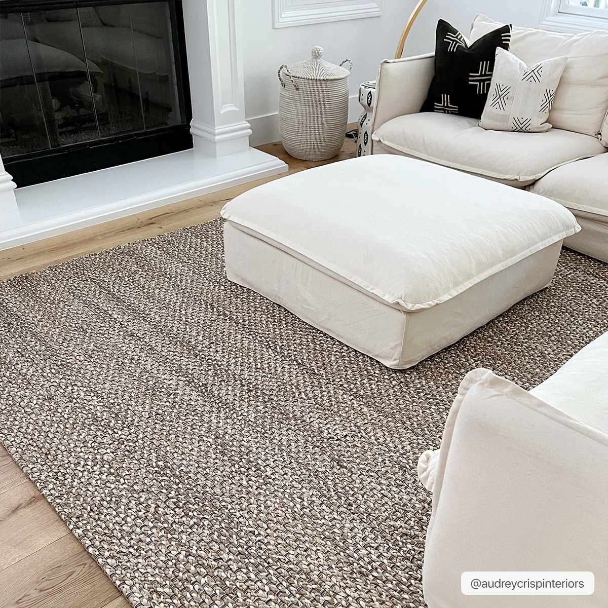 Caspar Hand Woven Natural Jute Rug-1