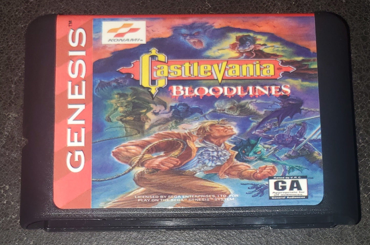 Sega Genesis Mega Drive Video Game Cartridges