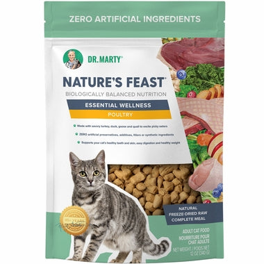 Dr Marty Essential Wellness Poultry Cat Food - Freeze Dried