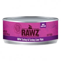 Turkey Pate Canned Cat Food by Rawz 5.5oz