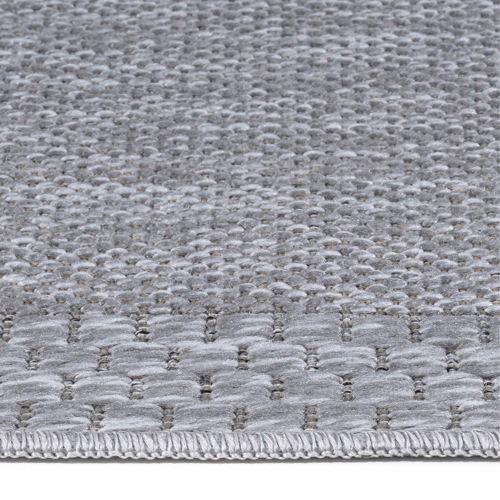 Zest Grey Machine Woven Rug-4