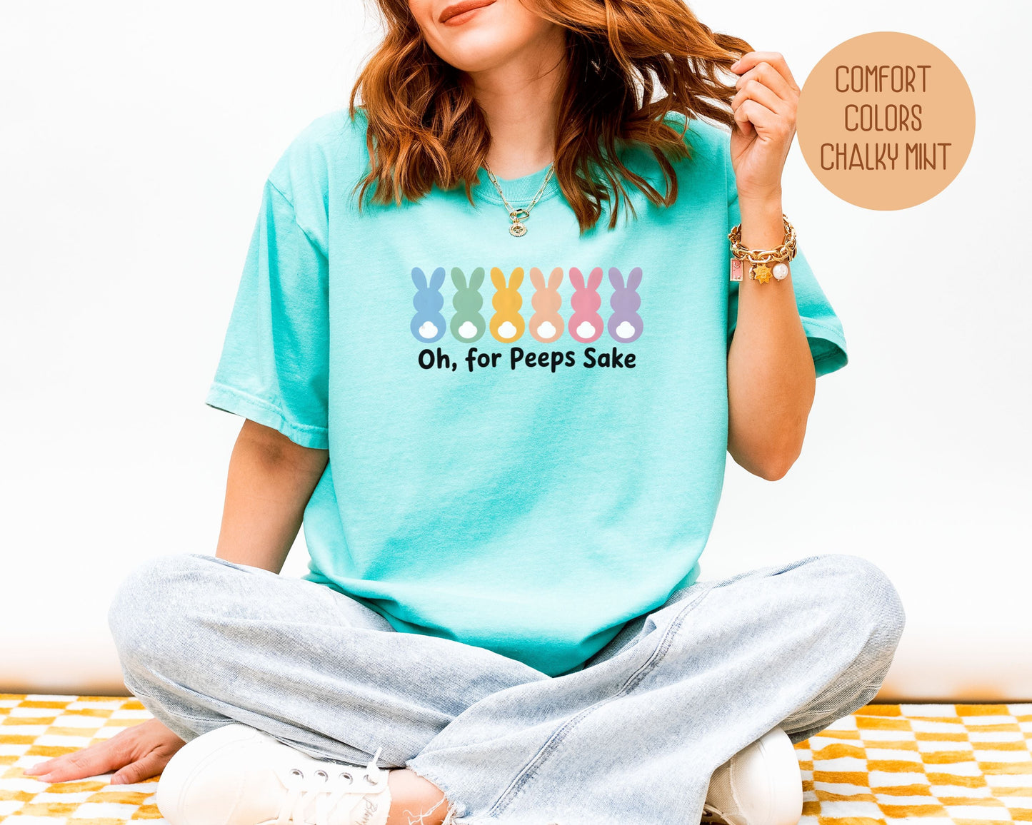 Oh For Peeps Sake Comfort Colors Shirt-5