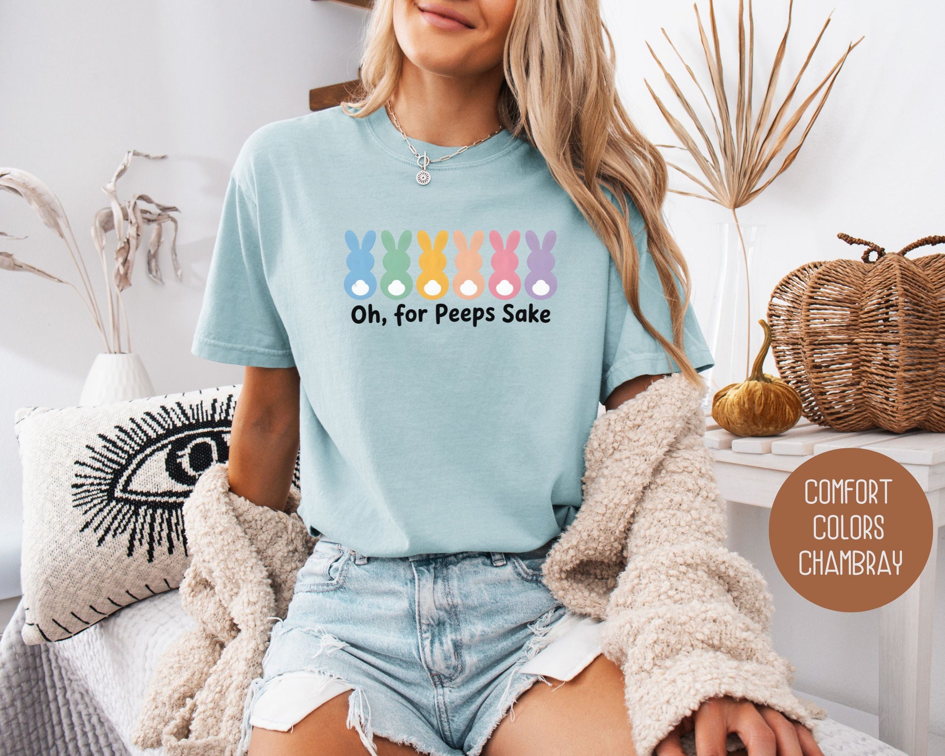 Oh For Peeps Sake Comfort Colors Shirt-6