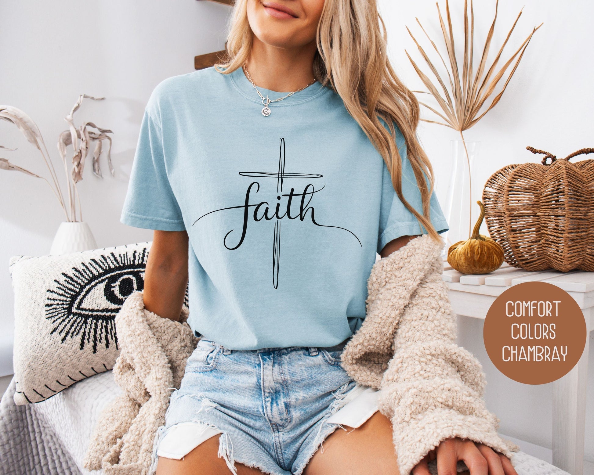 Faith Comfort Colors Shirt-3