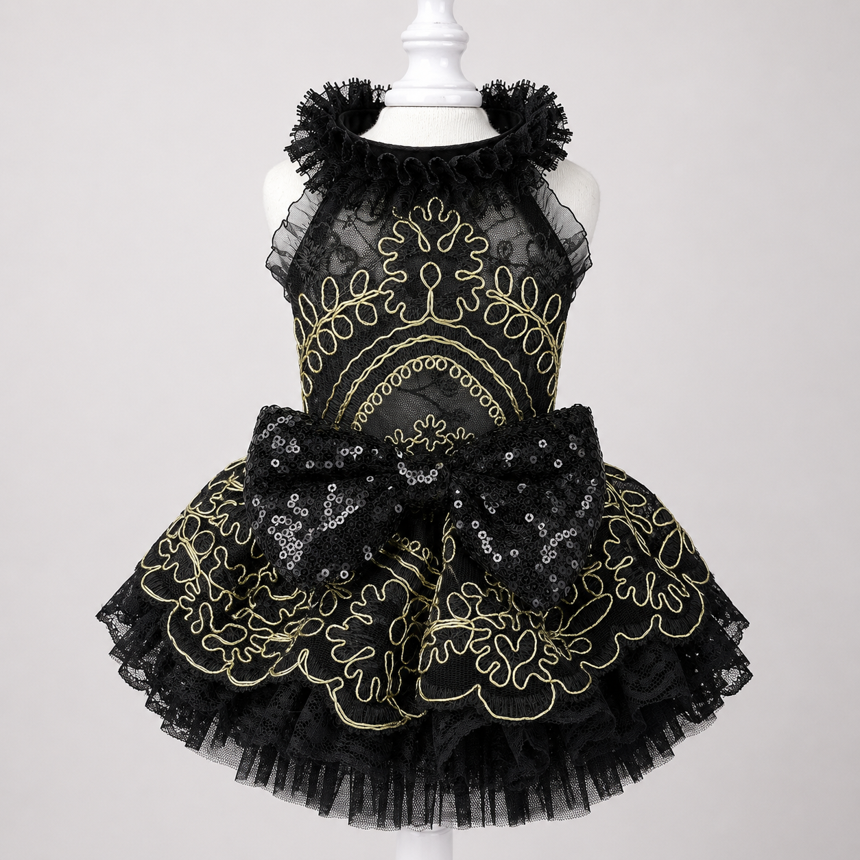 Handmade Princess Puppy Outfit Lace Tutu
