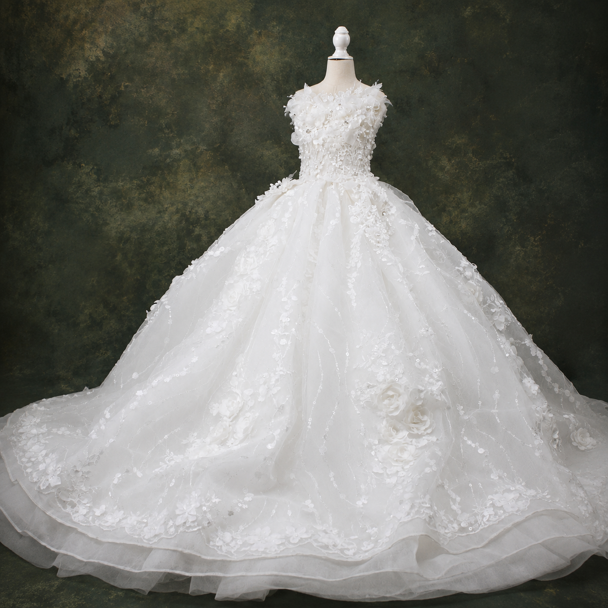 Princess Wedding Dress Dog Ball Gown