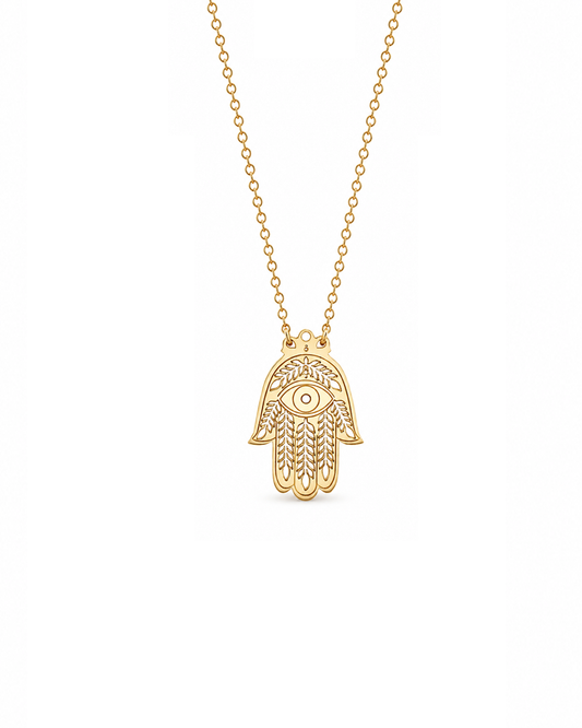 Lily Hamsa Necklace