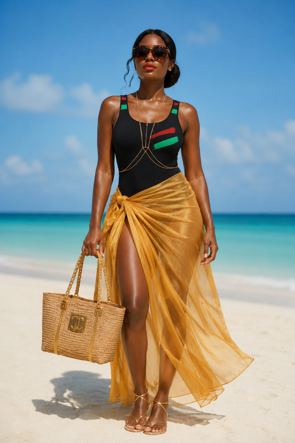 Pan African Pride Women's One-Piece Swimsuit