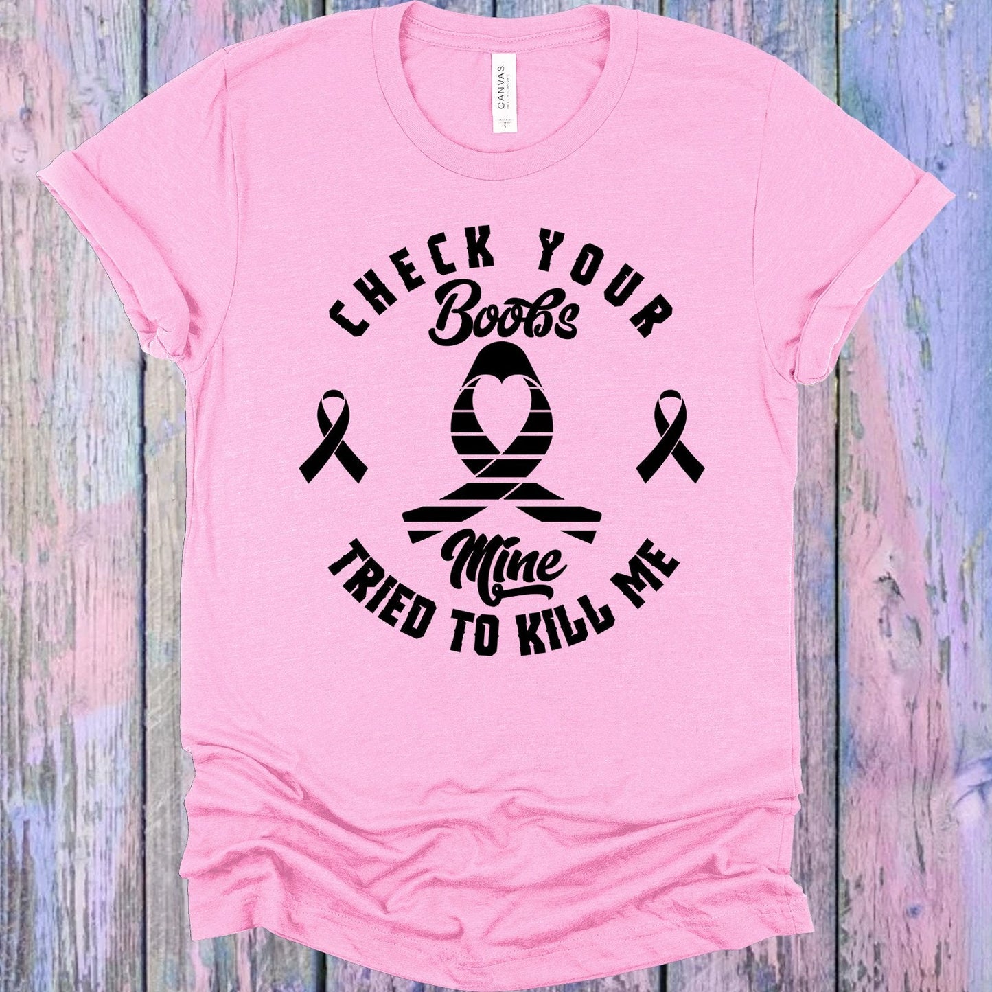 Check Your Boobs Graphic Tee