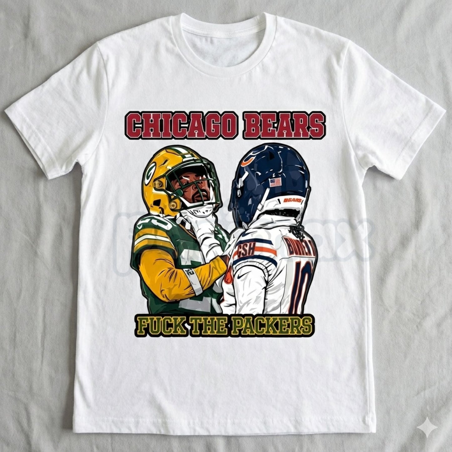 Chicago Bears Rivalry Clash T-Shirt - Gameday Football Pride Graphic Tee, Chicago vs. Everybody Fan Apparel, Classic North Midway Rivalry Shirt