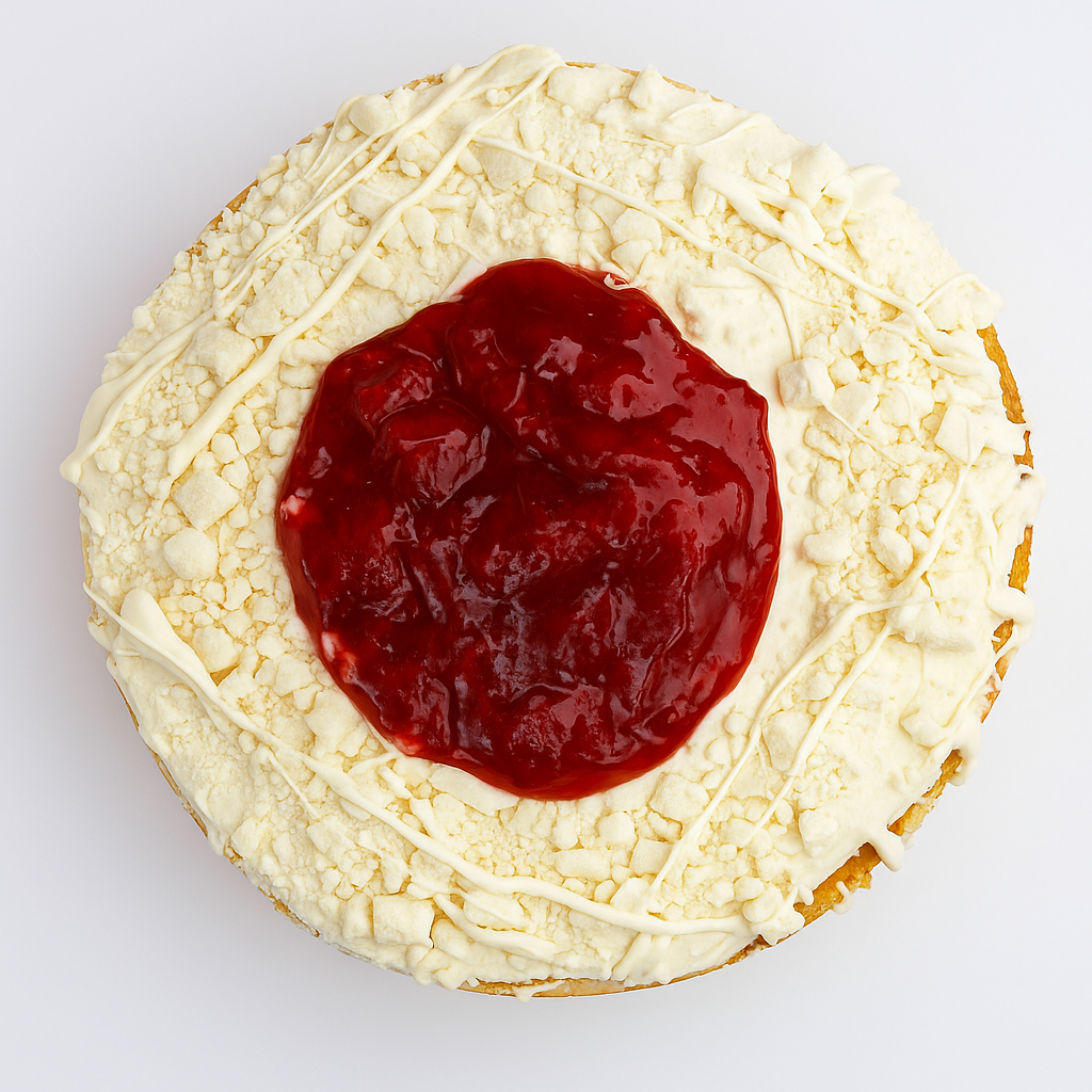 Andy Anand Sugar-Free White Chocolate Strawberry Cake, 2.5 lb – Keto & Diabetic-Friendly, Real Strawberries, Creamy White Chocolate Gift