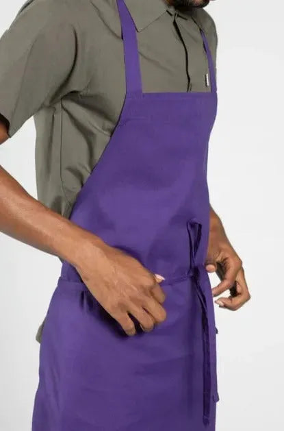 Cotton Blend Classic Twill Bib Aprons-11