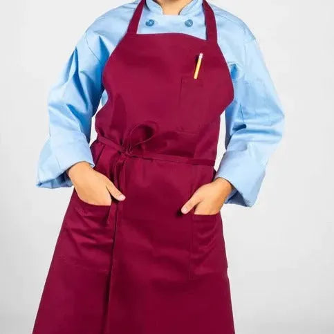 Cotton Blend Classic Twill Bib Aprons-37