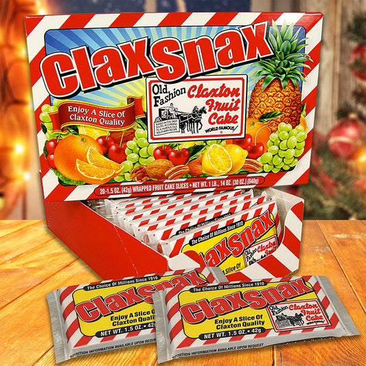 ClaxSnax - Individually Wrapped Claxton Mini Fruit Cakes-0