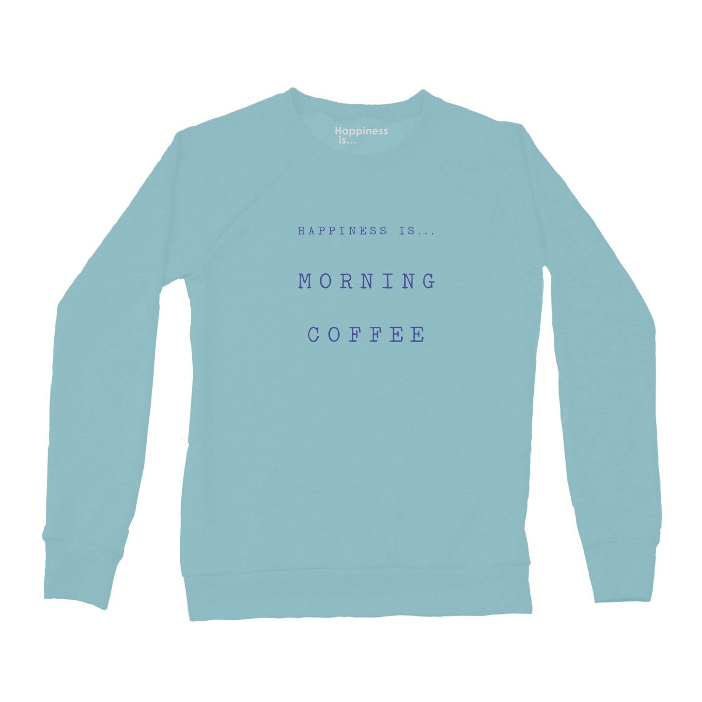 Women's Coffee Crew Sweatshirt, Teal