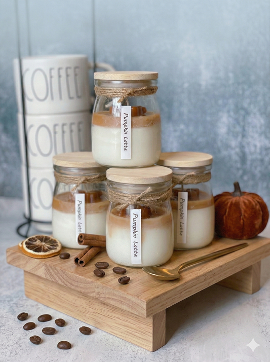 Coffee Candle in Glass Jar-0