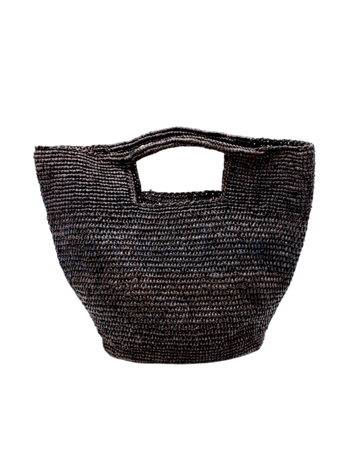 ConCon Large Crochet Raffia Straw Basket Handbag