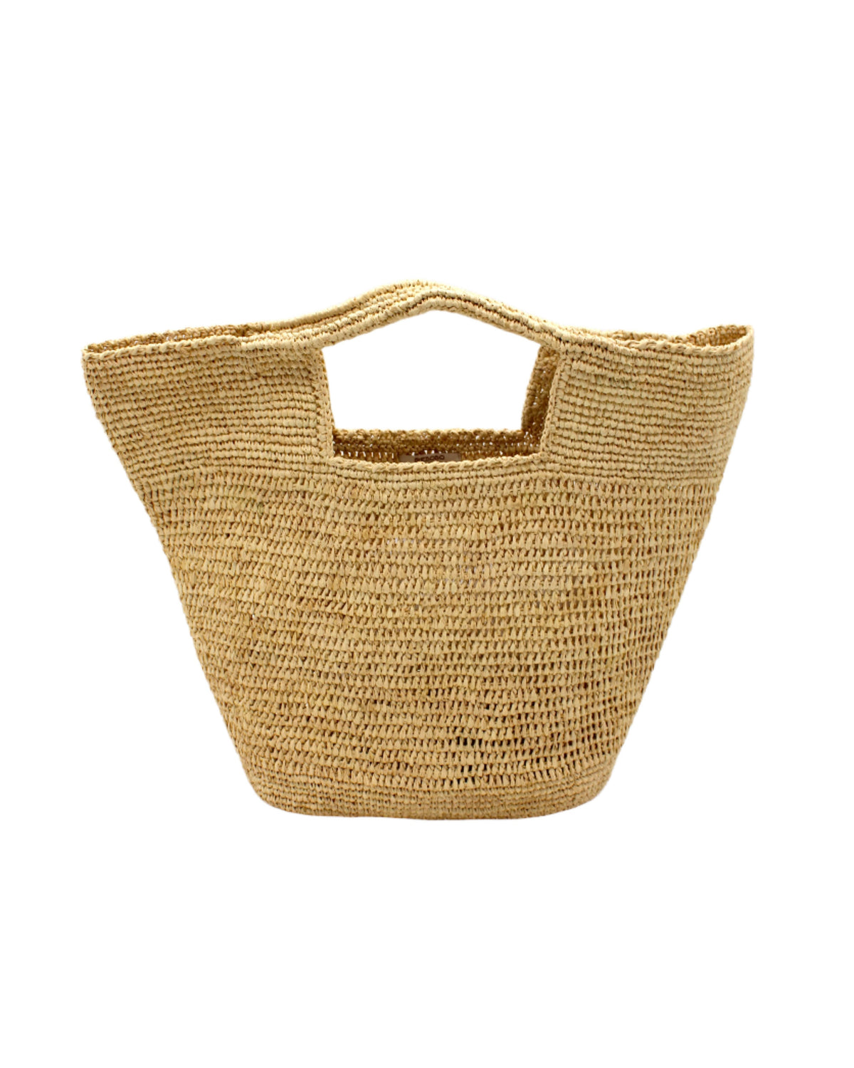 ConCon Large Crochet Raffia Straw Basket Handbag