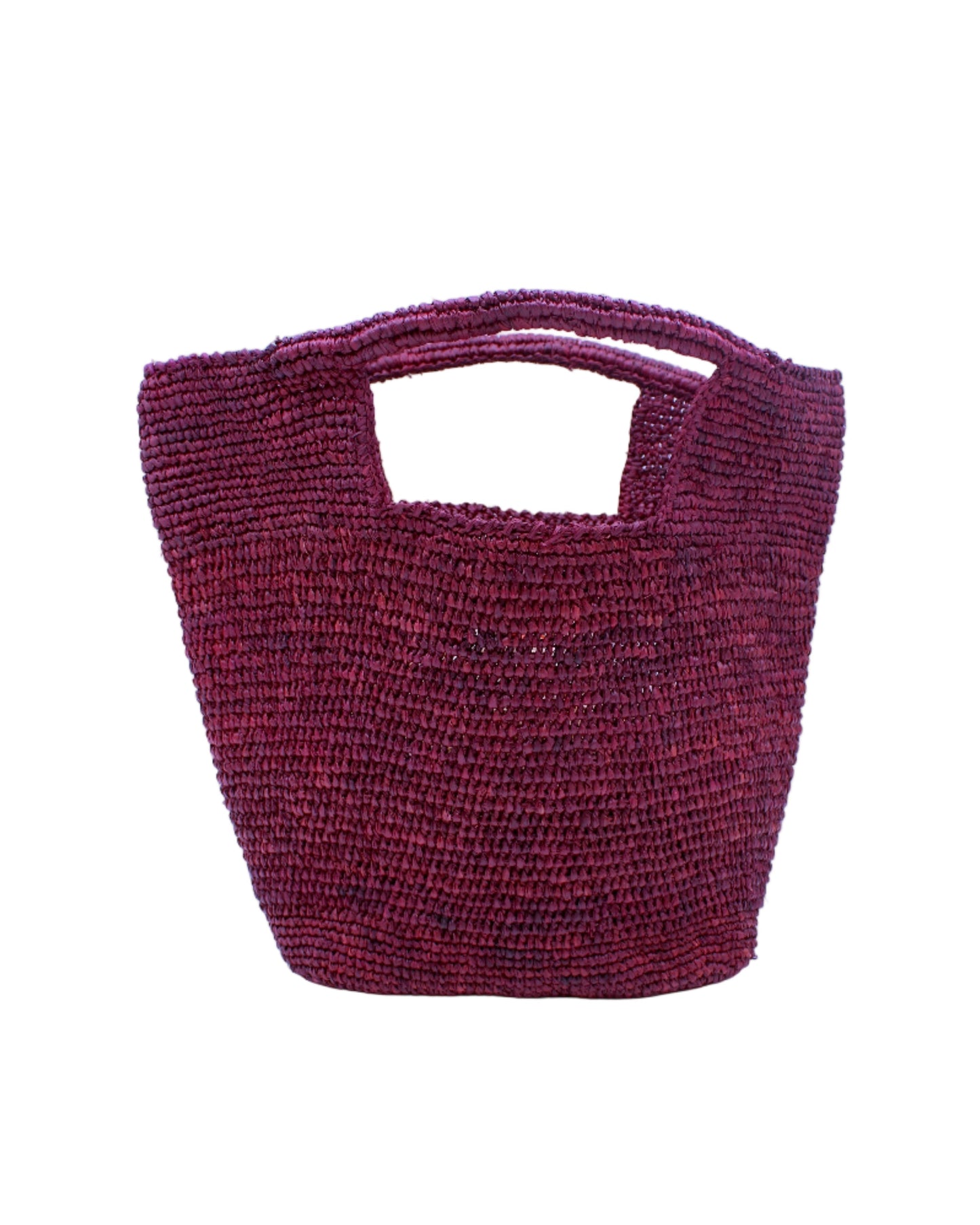 ConCon Large Crochet Raffia Straw Basket Handbag