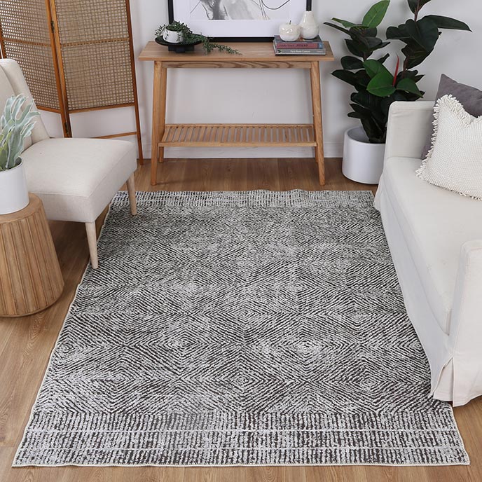 Contemporary Lauro in Grey Rug-2