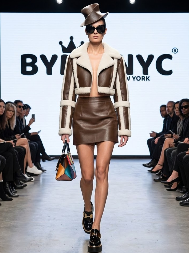 Contrast Shearling Aviator • ASPEN New Collection BYMANYC ® New York-0