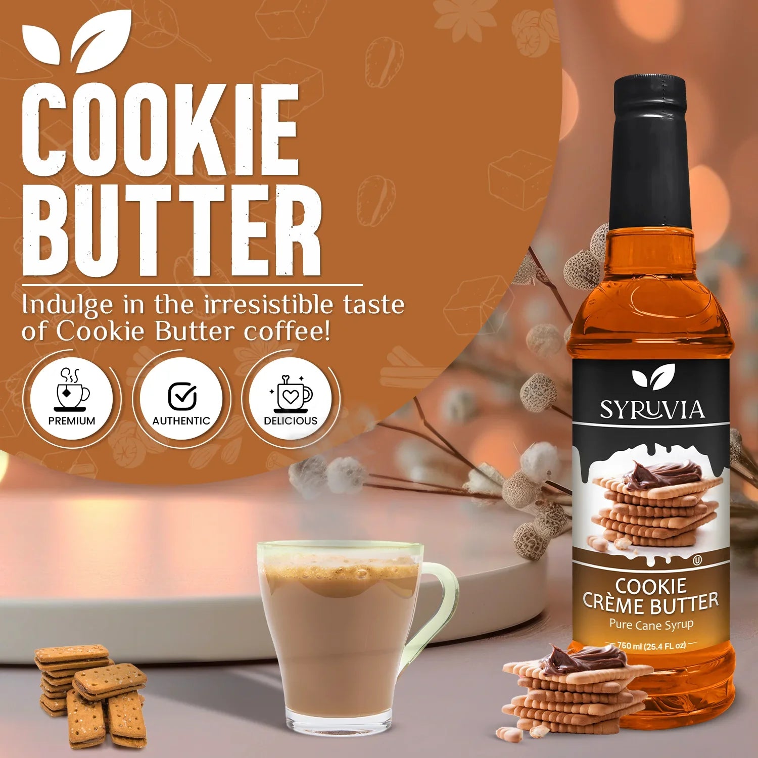 Cookie Butter Coffee Syrup-1