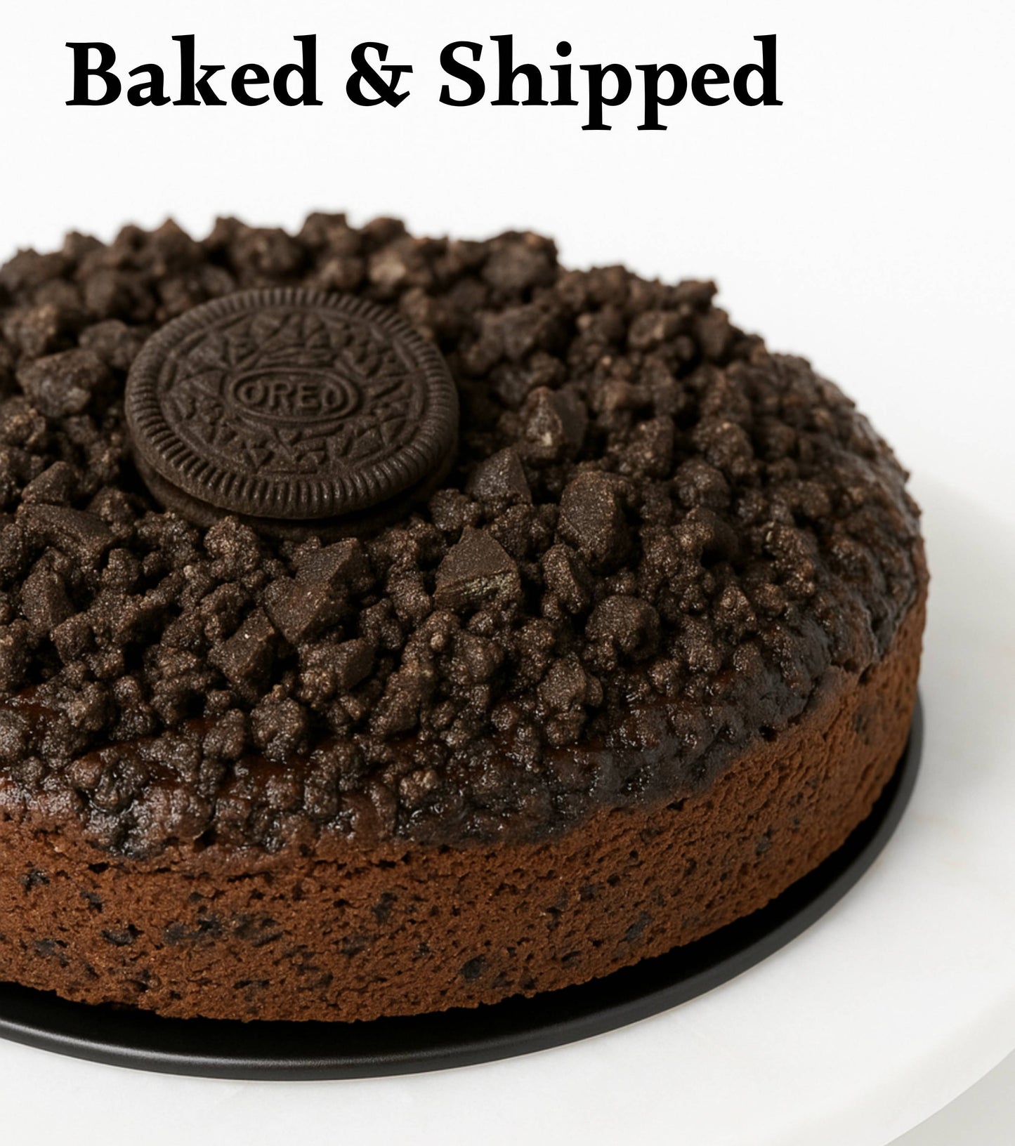 Andy Anand Cookies & Cream Cake, 9-Inch, 2 lb – Made Fresh Daily, Gourmet Gift Boxed, Birthday, Valentine's, Christmas & Anniversary Gift