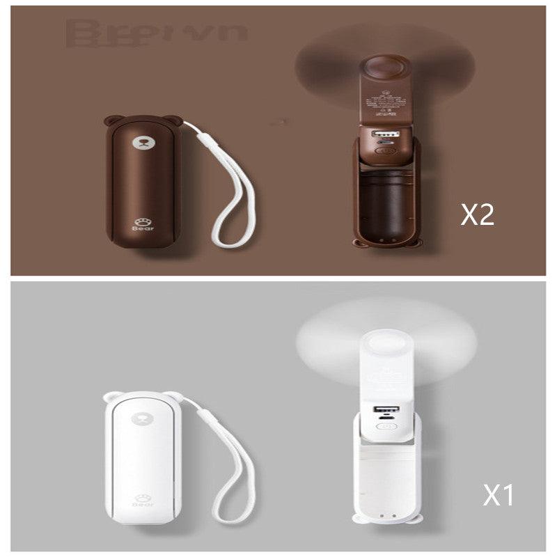Cool Breeze Companion: Portable Fan with Power Bank Power!-10